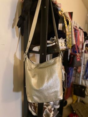 Coach Silver Cross Body Purse